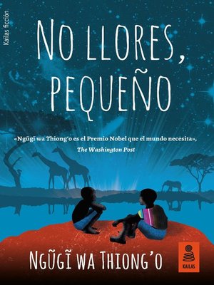 cover image of No llores, pequeño